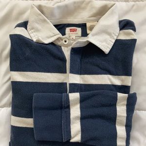 Men’s Levi’s Collared Long-Sleeved Rugby Shirt